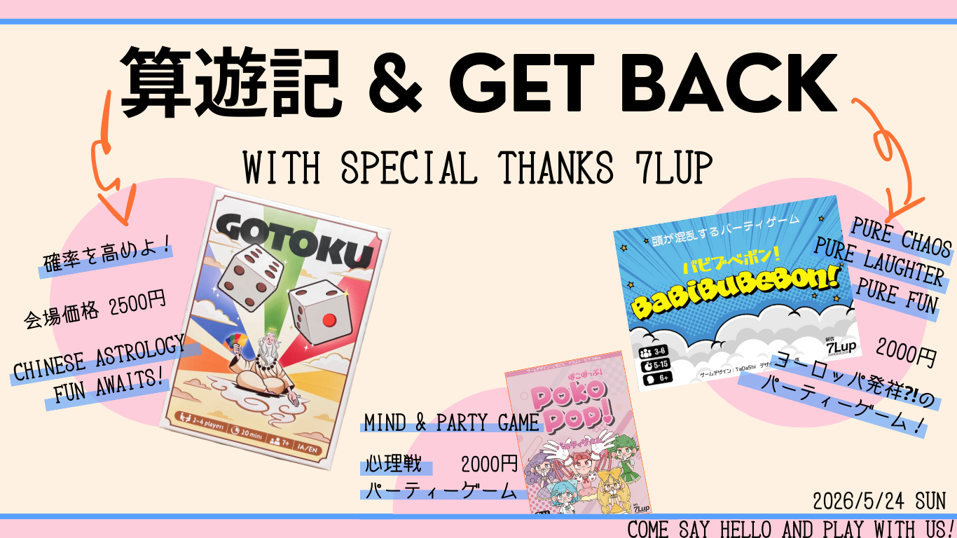 算遊記 / Get Back画像